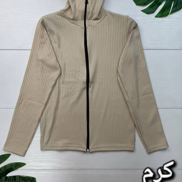 بلوز کبریتی زیپ دار زنانه