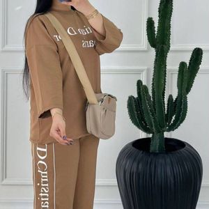 خرید انلاین ست تیشرت و شلوار زنانه خانگی طرح دیور