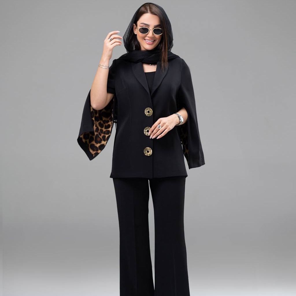 قیمت کت عیدانه آستین دوحالته پلنگی