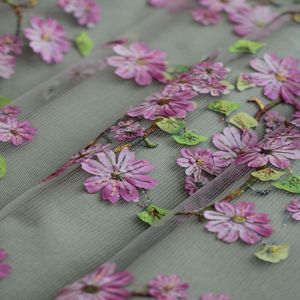 خرید اینترنتی قیمت پارچه تور اپلیک بهاری 1232