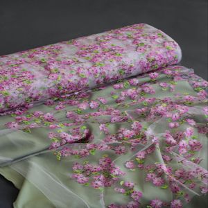 خرید اینترنتی قیمت پارچه تور اپلیک بهاری 1232