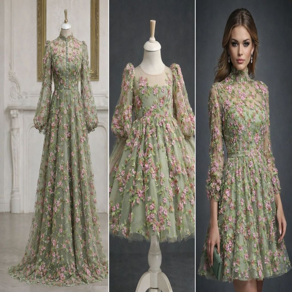 خرید اینترنتی قیمت پارچه تور اپلیک بهاری 1232