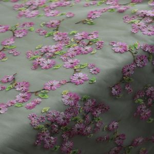 خرید اینترنتی قیمت پارچه تور اپلیک بهاری 1232