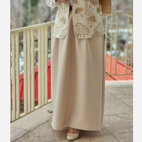 دامن کرپ مازراتی قد قابل تغییر