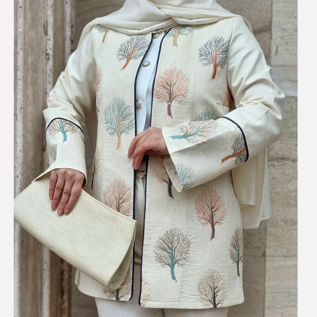 فروش اینترنتی مانتو مدل نارون لینن نخ، قد قابل تغییر 