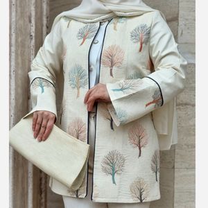 فروش اینترنتی مانتو مدل نارون لینن نخ، قد قابل تغییر 