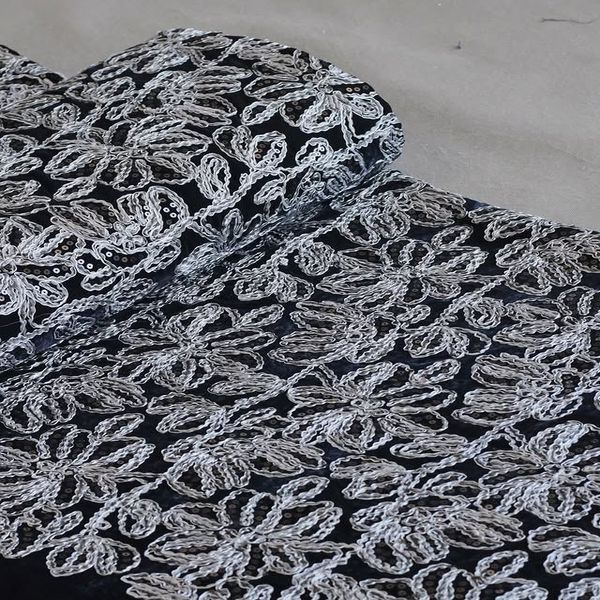 مخمل رباندوزی 1160 - رنگ سرمه ای