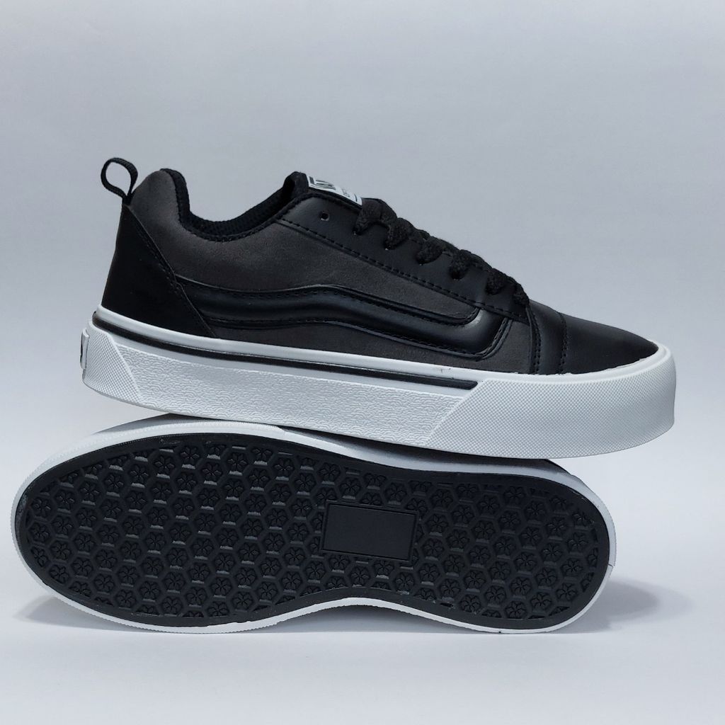 قیمت ارزان کتانی ونس کنو اسکول مشکی knu skool vans