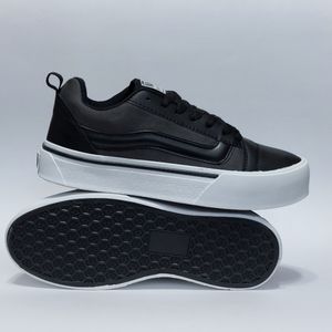 قیمت ارزان کتانی ونس کنو اسکول مشکی knu skool vans