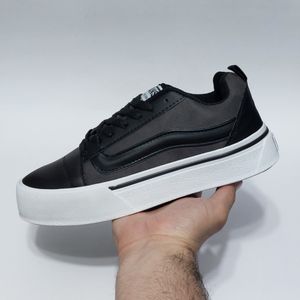 قیمت ارزان کتانی ونس کنو اسکول مشکی knu skool vans