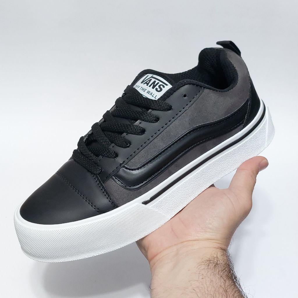 مشخصات کتانی ونس کنو اسکول مشکی knu skool vans