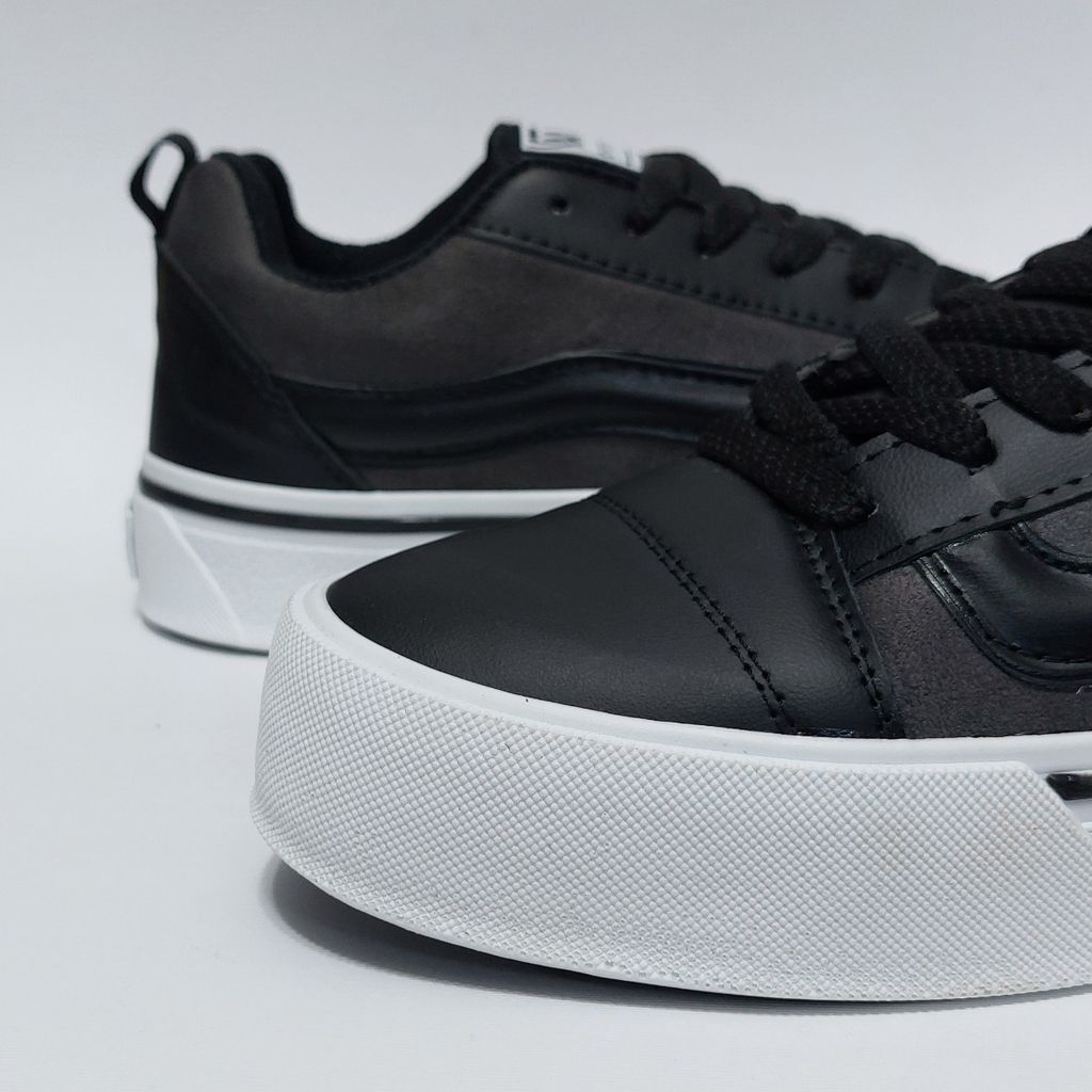 خرید اینترنتی کتانی ونس کنو اسکول مشکی knu skool vans