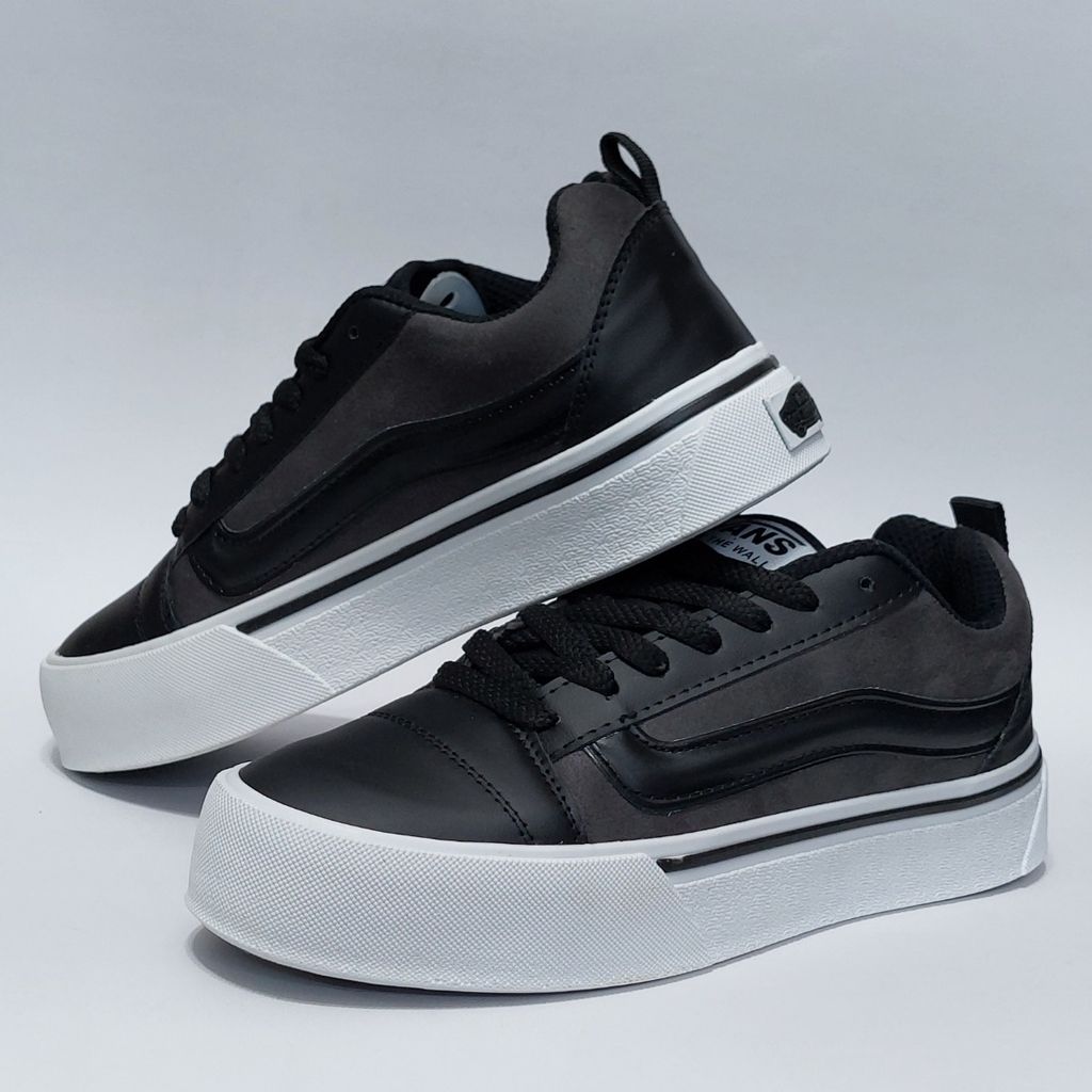 فروش اینترنتی کتانی ونس کنو اسکول مشکی knu skool vans