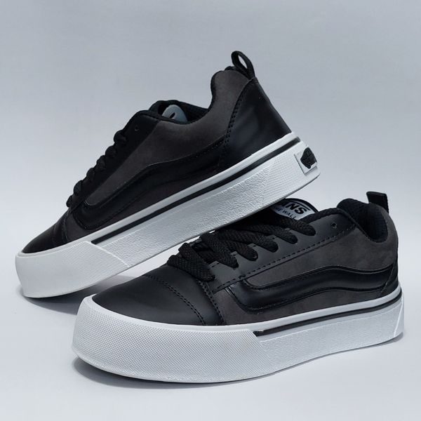 کتانی ونس کنو اسکول مشکی knu skool vans