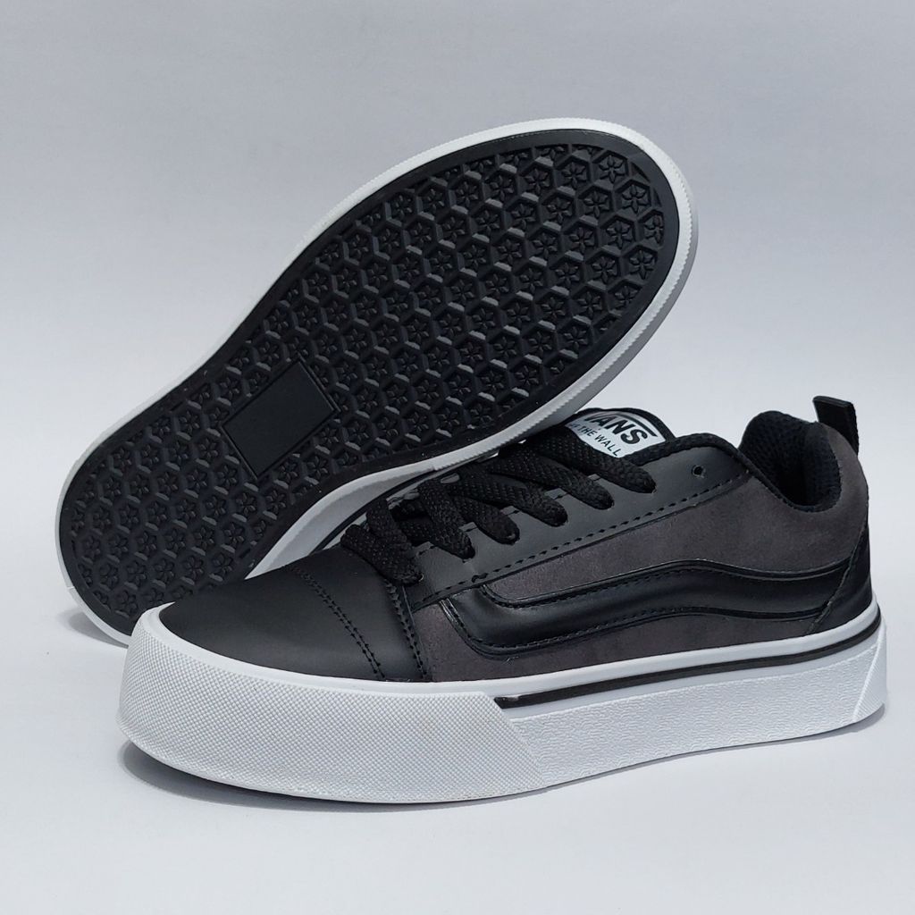 فروش اینترنتی کتانی ونس کنو اسکول مشکی knu skool vans