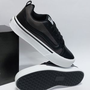 فروش اینترنتی کتانی ونس کنو اسکول مشکی knu skool vans