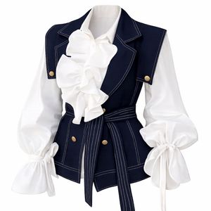 وست جین و شومیز پوپلین