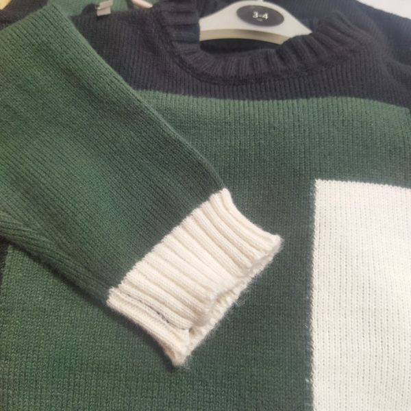 بلوز یا ژاکت بافت بچگانه پسرانه blz5et