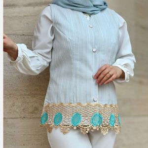 مشخصات وست (جلیقه) زیبای مخمل شانل بافت زنانه