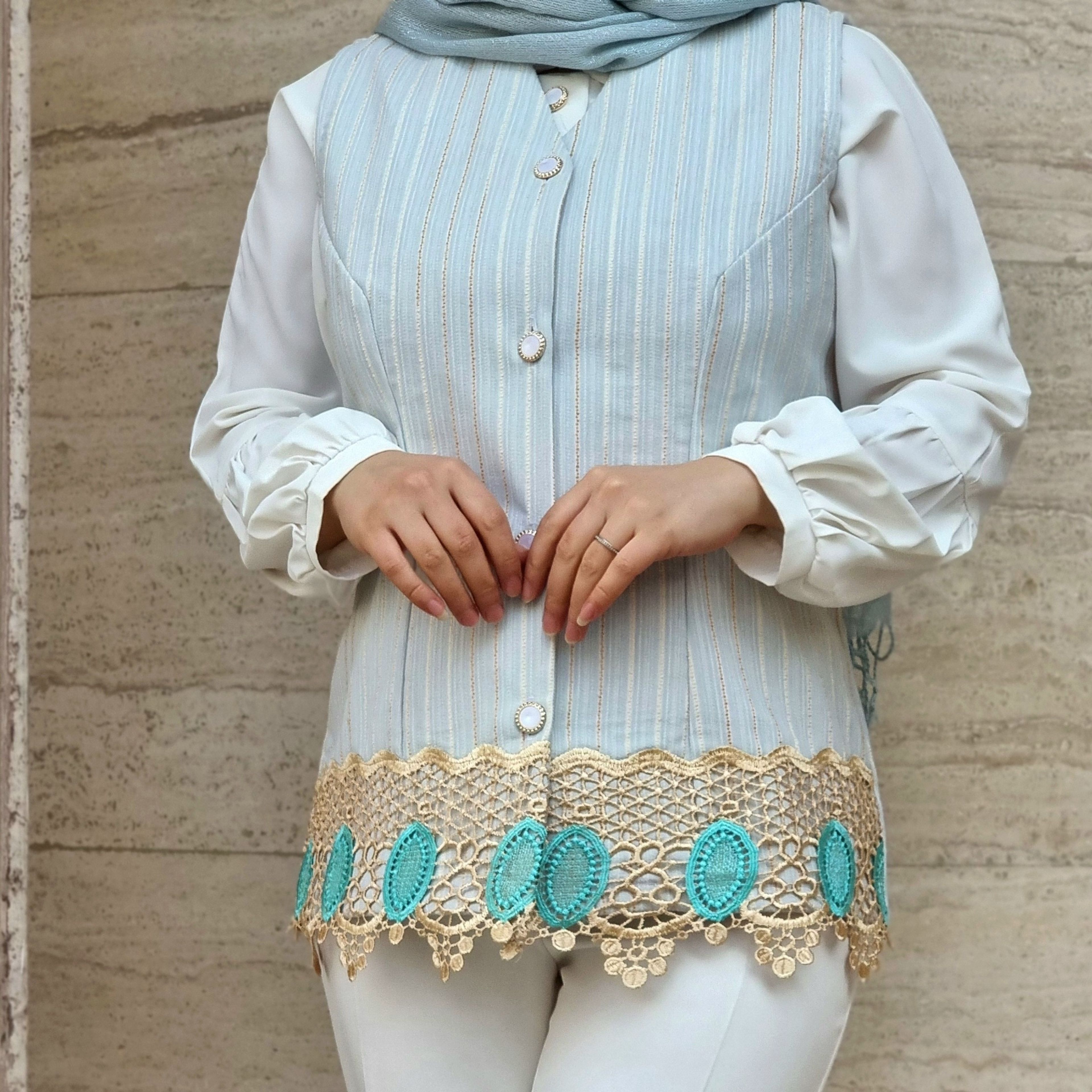 خرید اینترنتی قیمت وست (جلیقه) زیبای مخمل شانل بافت زنانه
