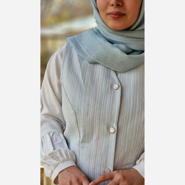 وست (جلیقه) زیبای مخمل شانل بافت زنانه