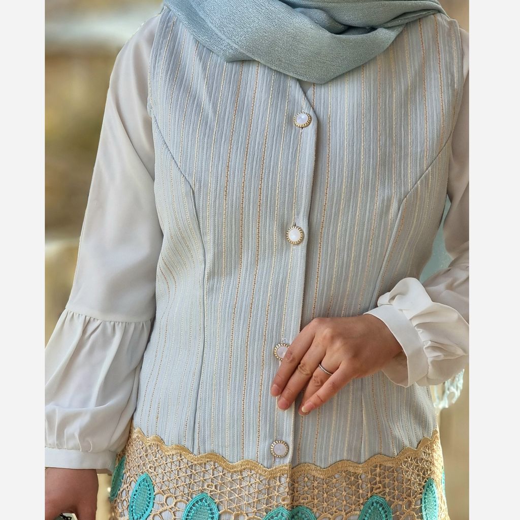 خرید انلاین وست (جلیقه) زیبای مخمل شانل بافت زنانه