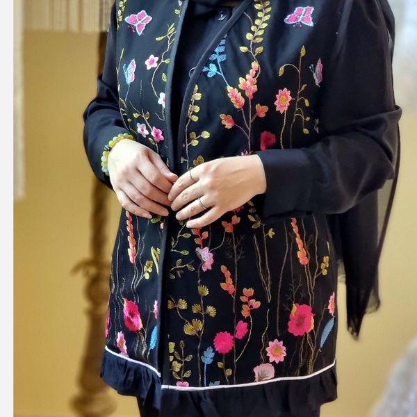 وست (جلیقه) بابوس و تور سوزندوزی با ارسال رایگان