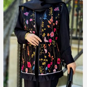 خرید اینترنتی قیمت وست (جلیقه) بابوس و تور سوزندوزی با ارسال رایگان