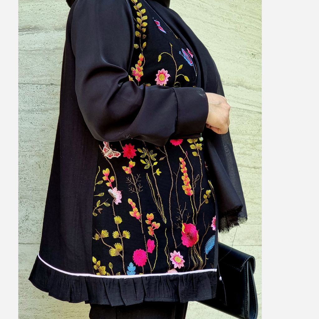 خرید اینترنتی قیمت وست (جلیقه) بابوس و تور سوزندوزی با ارسال رایگان