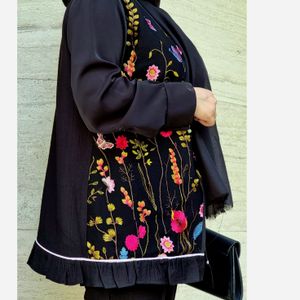 خرید اینترنتی قیمت وست (جلیقه) بابوس و تور سوزندوزی با ارسال رایگان