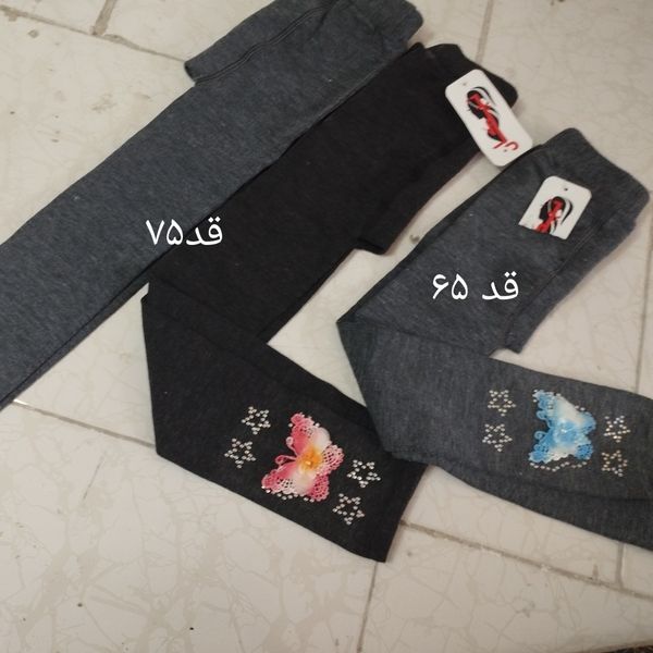 ساق شلواری پنبه طرح گل