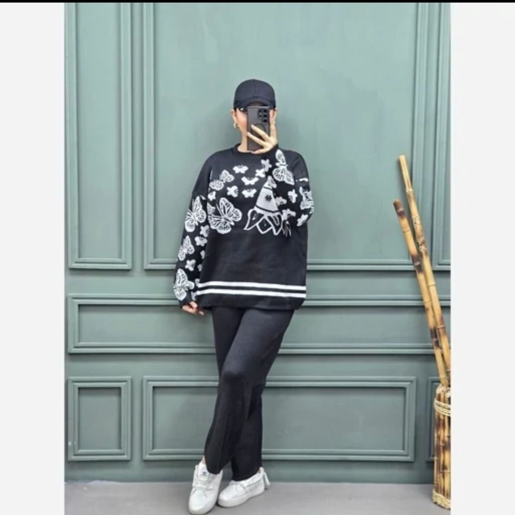 فروش اینترنتی ست بافت پینترستی زنانه فری سایز