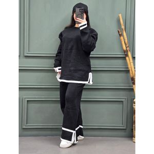 ست بلوز و شلوار بافت پینترستی فری سایز