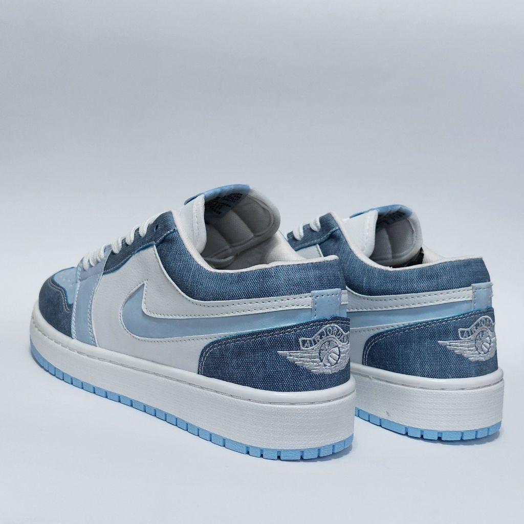 خرید اینترنتی کتانی جردن وان لو طرح لی جدید آبی Jordan low