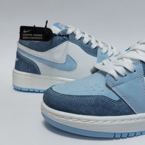 قیمت ارزان کتانی جردن وان لو طرح لی جدید آبی Jordan low