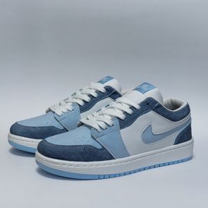 مشخصات کتانی جردن وان لو طرح لی جدید آبی Jordan low