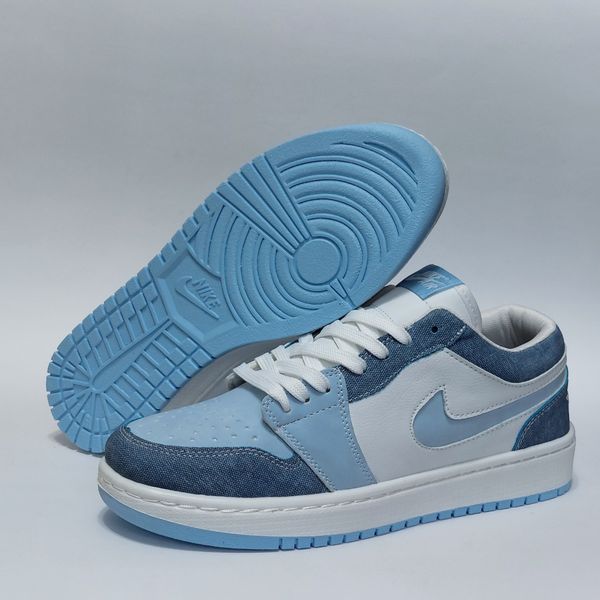 کتانی جردن وان لو طرح لی جدید آبی Jordan low