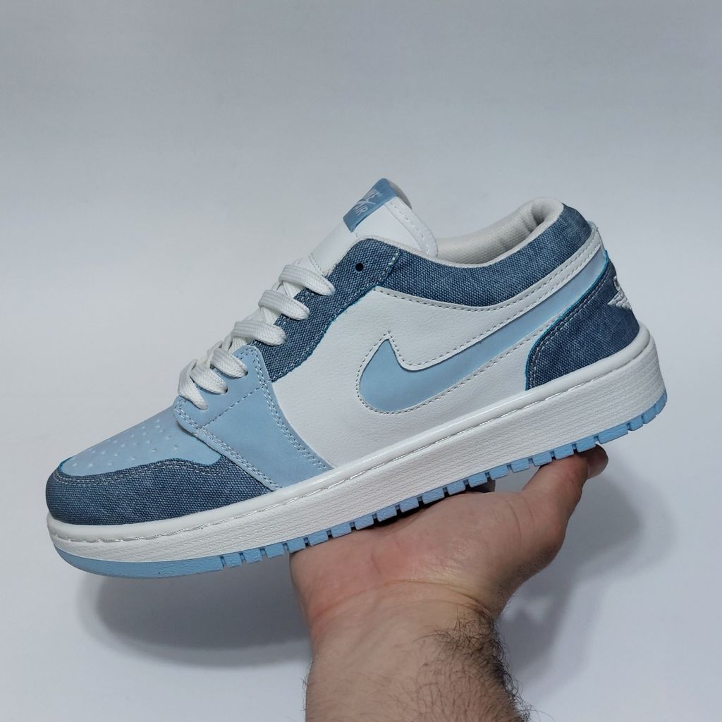 خرید آنلاین کتانی جردن وان لو طرح لی جدید آبی Jordan low
