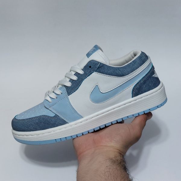 کتانی جردن وان لو طرح لی جدید آبی Jordan low