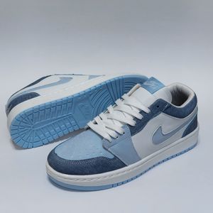 مشخصات کتانی جردن وان لو طرح لی جدید آبی Jordan low