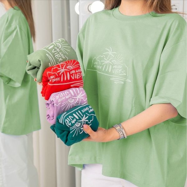 تیشرت سوپر پنبه دختراته زنانه کیفیت عالی