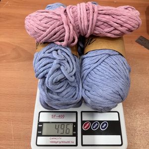 پک اقتصادی نخ پنبه مکرومه نرم تاب تم یاس