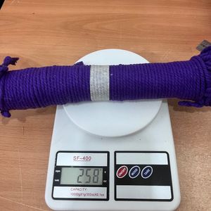 نخ پنبه مکرومه تابیده بنفش