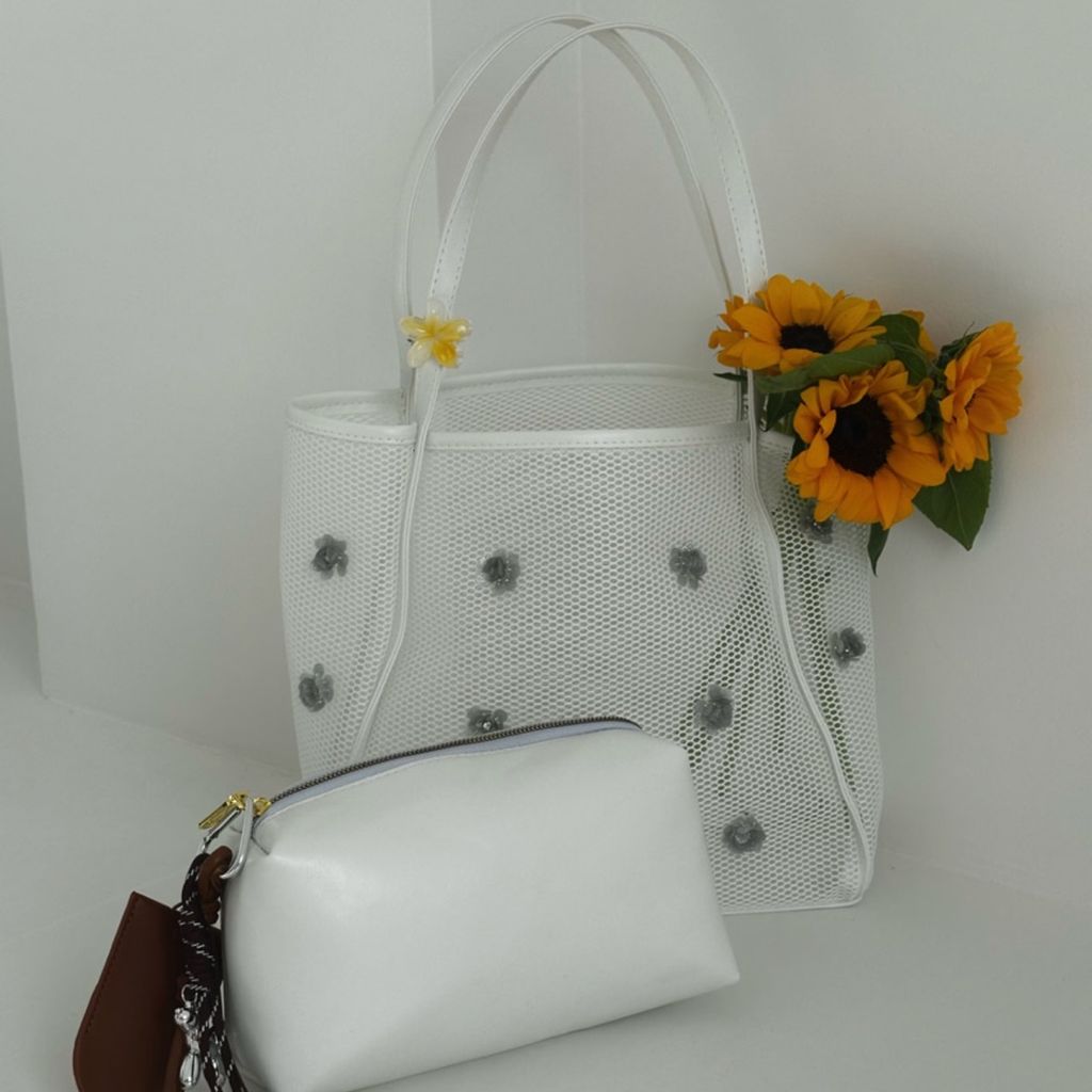 قیمت ارزان کیف توری طرحدار کد 280441