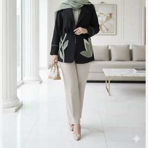 خرید آنلاین مانتو کتی مزونی مدل آسو مشکی