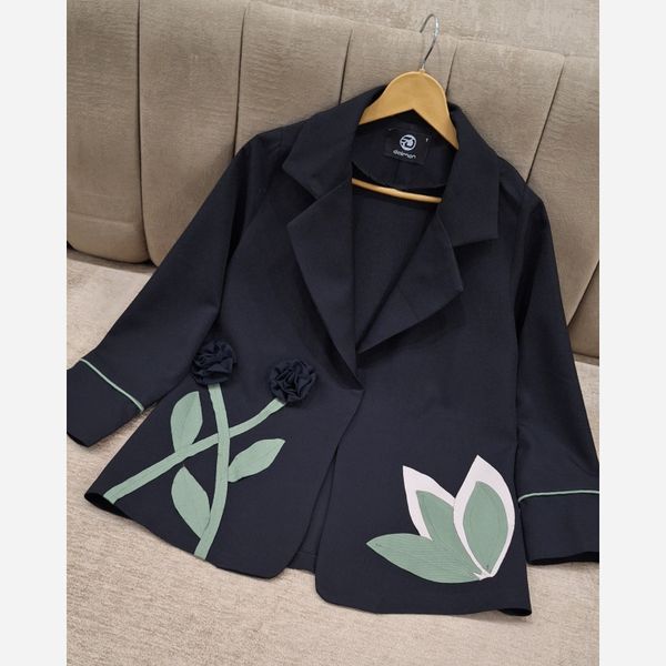 مانتو کتی مزونی مدل آسو مشکی