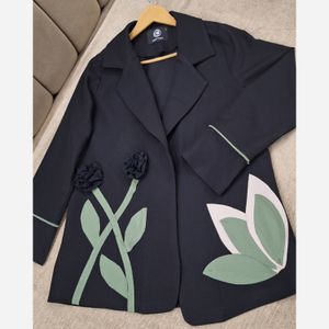 خرید اینترنتی مانتو کتی مزونی مدل آسو مشکی