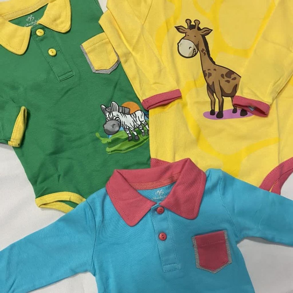 خرید انلاین زیردکمه ای آستین بلند نوزادی zr72u