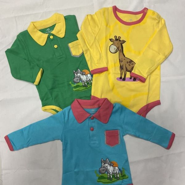 زیردکمه ای آستین بلند نوزادی zr72u