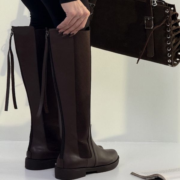 بوت بلند پشت زیپ کد 141091